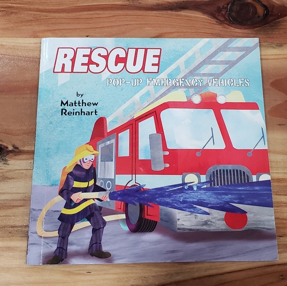 🎄Fire Captain Firetrucks Onesies with Pop-Up Books Bundle🎄 - Picture 6 of 9